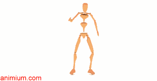 Cheering Motion capture