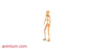 Thrown away in explosion motion capture