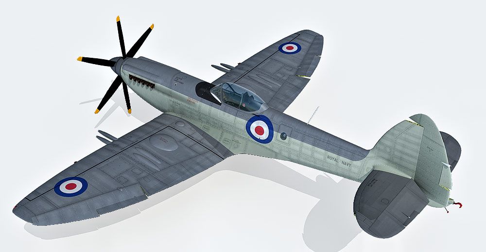 Supermarine Seafire 3d model