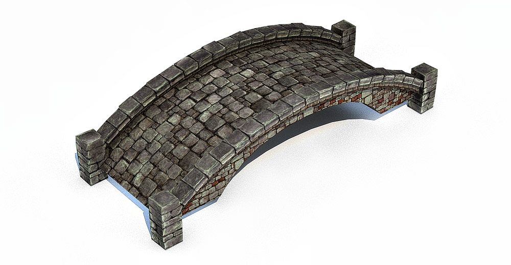 Stone Bridge 3d model