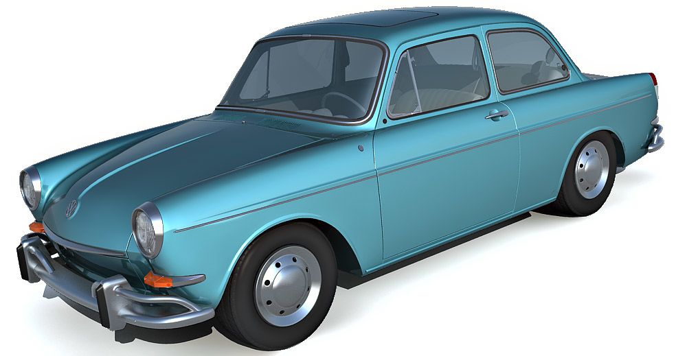 Volkswagen Notchback 3d model