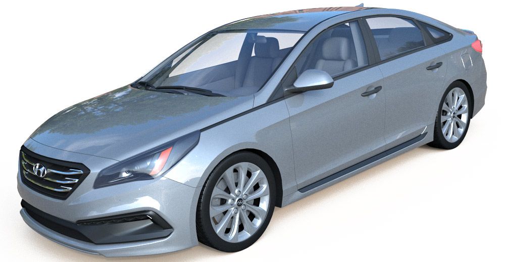 2016 Hyundai Sonata 3d model
