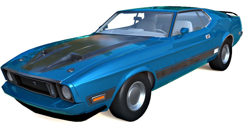 Ford Mustang Mach 1 3d model
