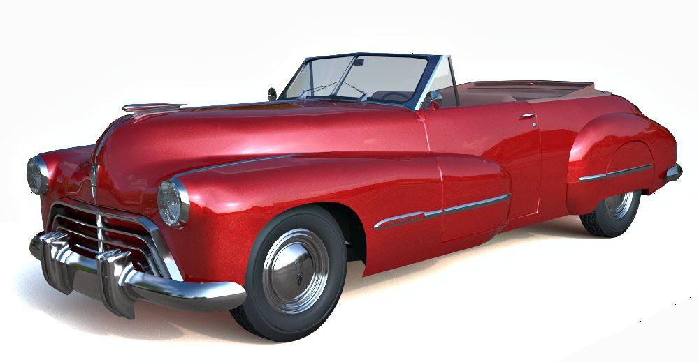 1947 Oldsmobile 98 3d model