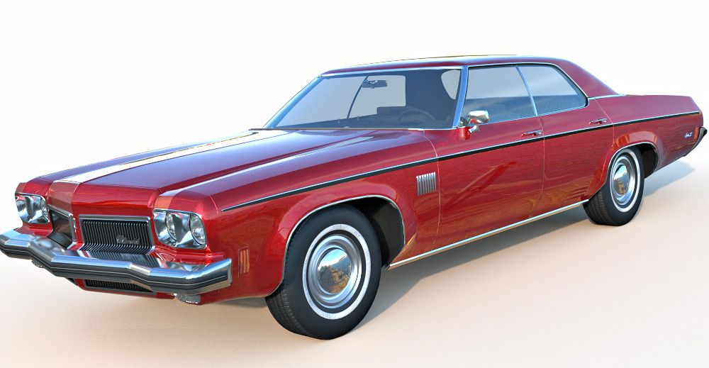 1973 Oldsmobile Delta 88 3d model