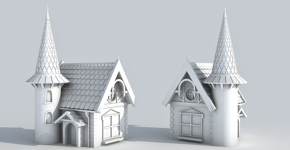 Medieval House 3d model