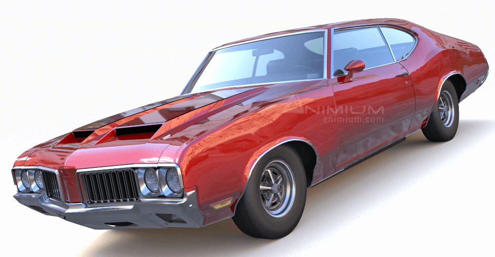 Oldsmobile 442 3d model
