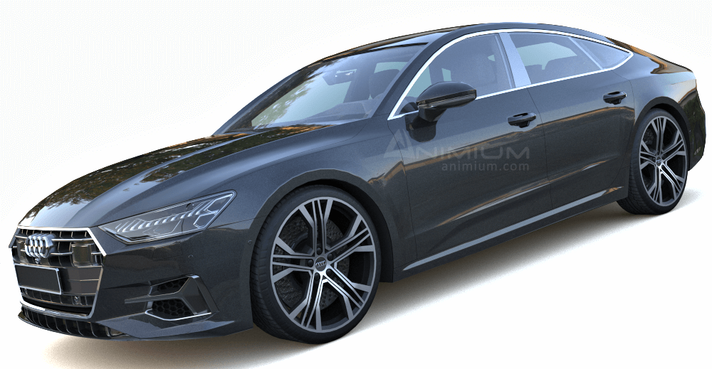 2020 Audi A7 3d model