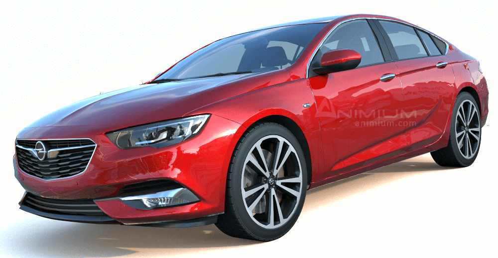 2018 Opel Insignia 3d model