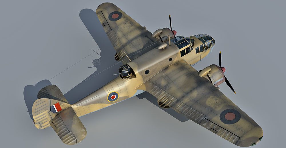 Bristol Beaufort 3d model