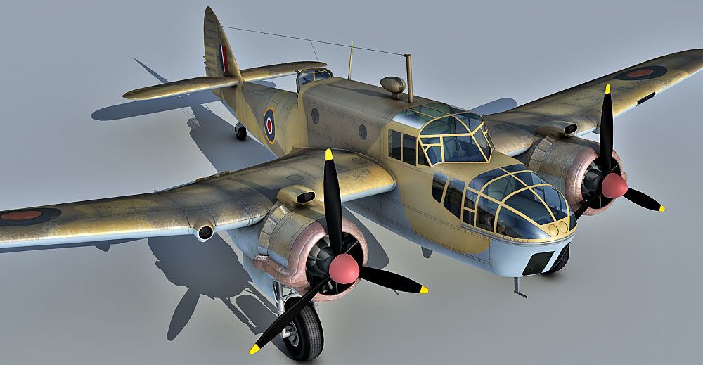 Bristol Beaufort 3d model