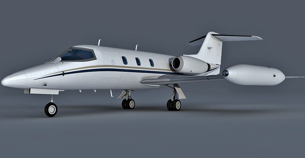 Learjet 24 3d model