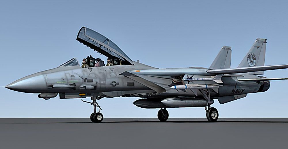 Grumman F-14 Tomcat 3d model