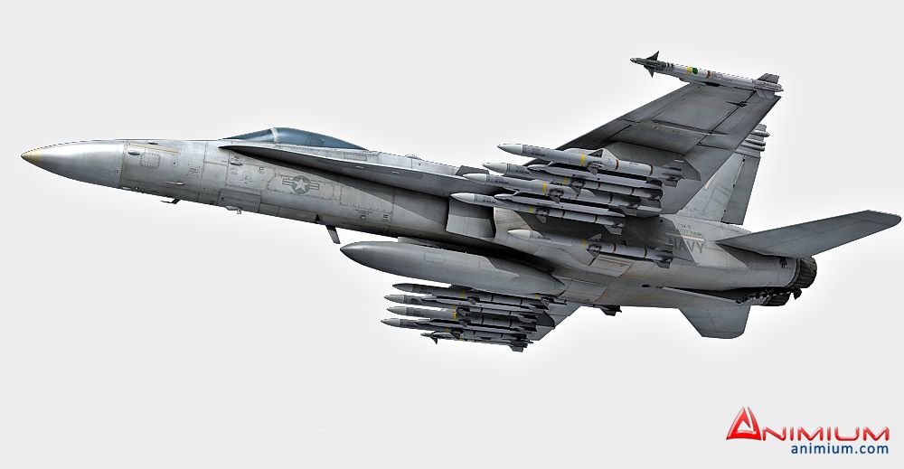 FA-18 3d model