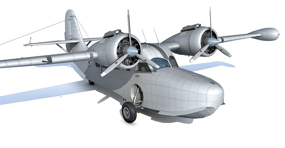 Grumman goose 3d model