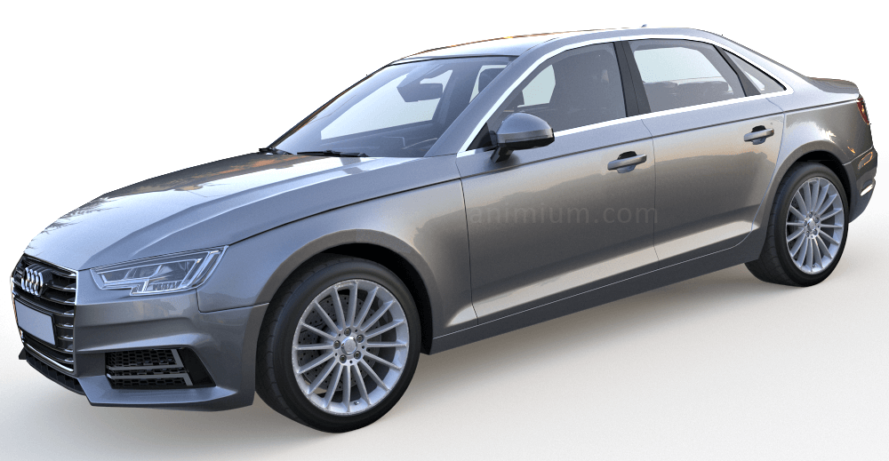 Audi A4 2017 3d model
