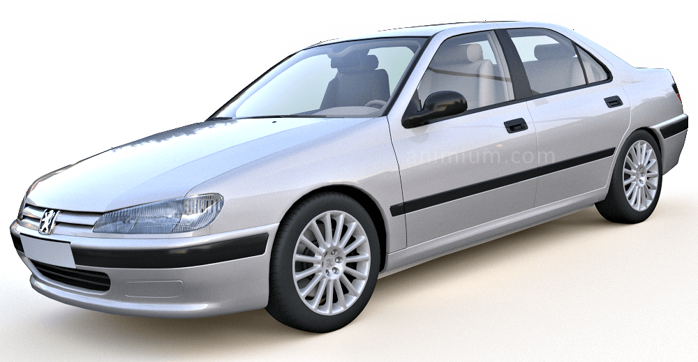 Peugeot 406 3d model