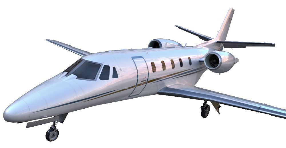 Cessna Citation XLS front 3d model