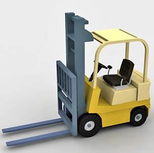 forklift 3d model