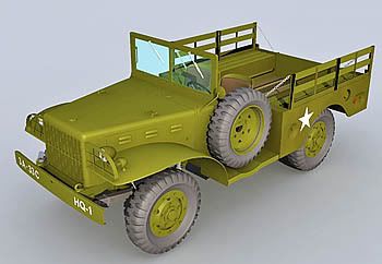 Military Jeep 3d model