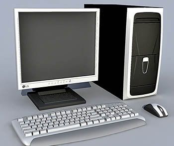 Computer 3d model