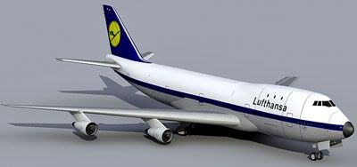 Boeing 747 3d model