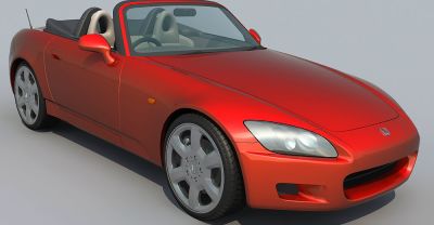 Honda s2000 3d model