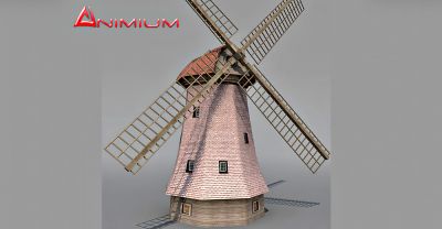 Wind mill 3dsmax model