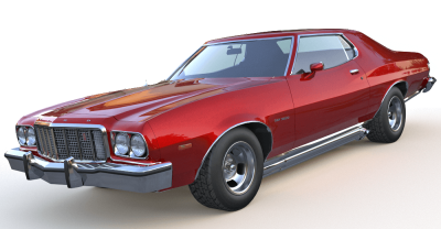 Ford Gran Torino 3dsmax model