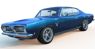 Plymouth Barracuda 3d model