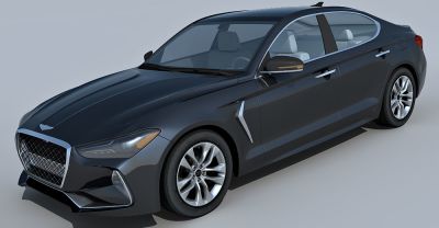 genesis g70 3d model