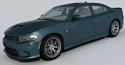 Dodge Charger Hellcat 3d model