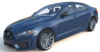 Jaguar XF 3d model