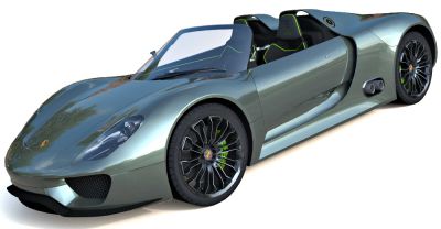 Porsche 918 Spyder 3d model