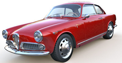 1958 Alfa Romeo Giulietta 3d model