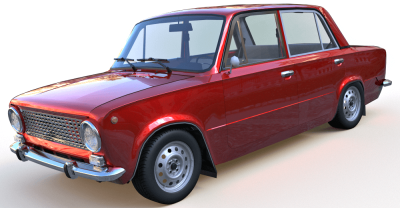 Fiat 124 3d model