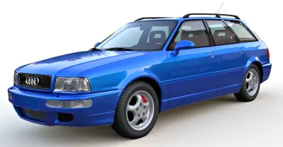 1995 Audi RS2 Avant 3d model