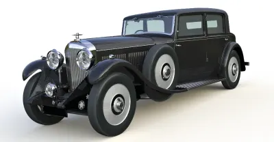 1931 Bentley 8 litre 3d model