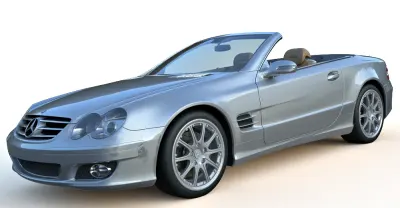Mercedes Benz SL550 Roadster 3d model