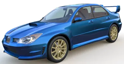 Subaru Impreza WRX 3d model