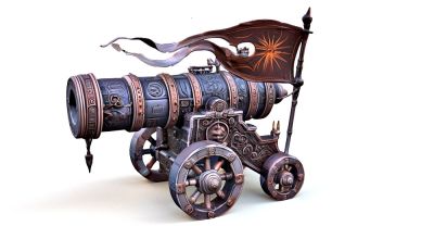 Cannon 3d model