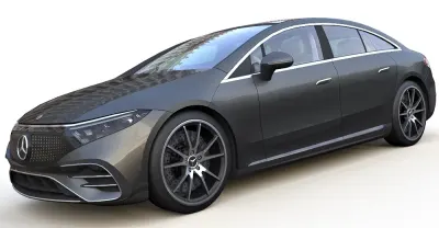Mercedes Benz EQS 3d model