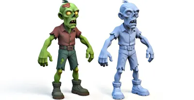 Zombie 3d model