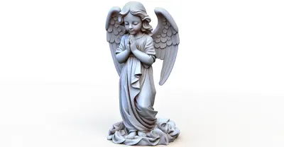 Angel Statue 3d model