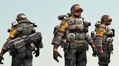 soldier 3d character for DirectX