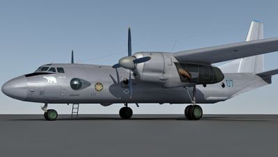 free 3d model of antonov an-26