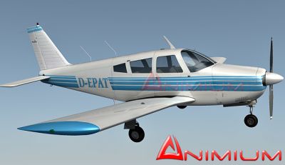 Piper PA28 3d model