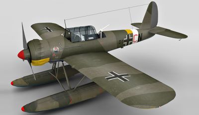 Arado AR 196 3d model