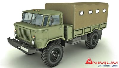 Gaz 66 3d model