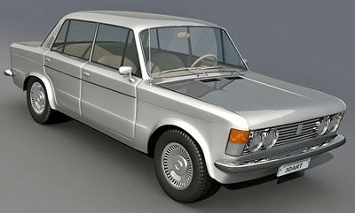 Fiat 125p 3d model